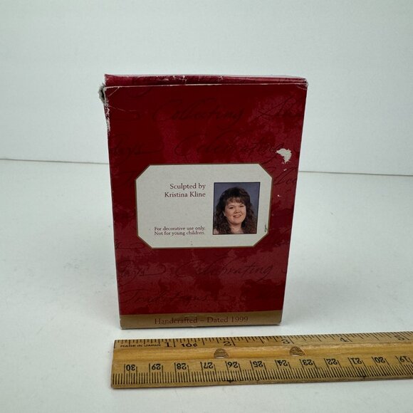 Vtg 1999 Hallmark Owl Outstanding Teacher Merry Christmas Holiday w Original Box - Picture 11 of 13